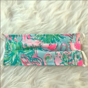 Lilly Pullitzer fabric mask